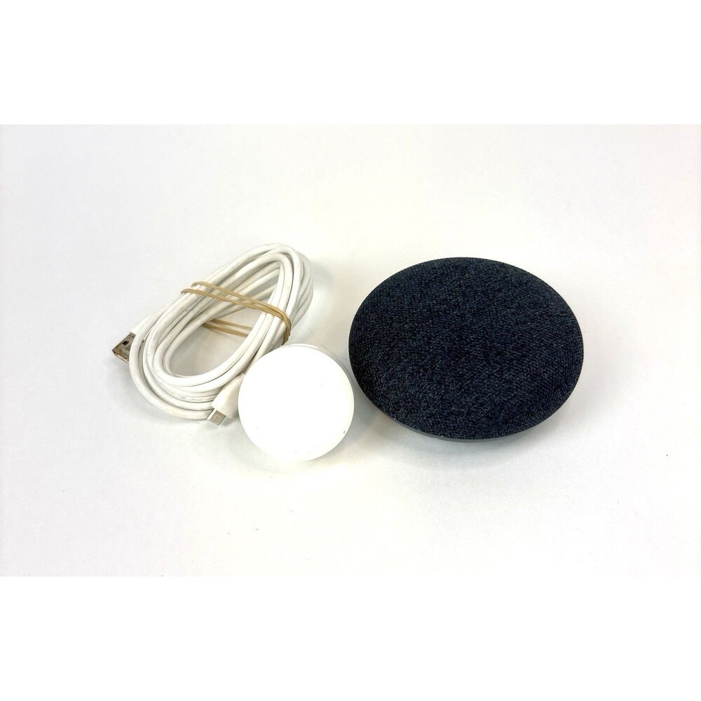 Google Home Mini 1st Gen Smart Speaker Charcoal Google Assistant Tested EUC